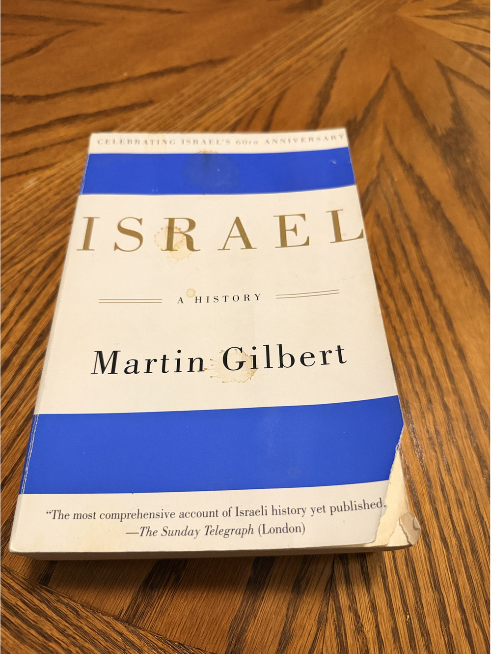 Israel A History Revised Updated Martin Gilbert Harper Perennial Middle East PB